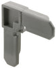 Prime-Line Gray Plastic 7/16 in. W X 3/4 in. L Screen Frame Corner 1 pk