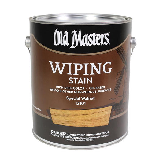 Old Masters Semi-Transparent Special Walnut Oil-Based Wiping Stain 1 gal (Pack of 2)