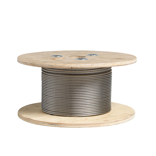 Deckorators 1/8 in. W x 500 ft. L Stainless Steel Cable