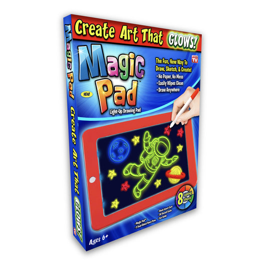 Magic Pad As Seen On TV Light-Up Drawing Pad Plastic Multi-Colored