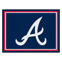 MLB - Atlanta Braves 8ft. x 10 ft. Plush Area Rug