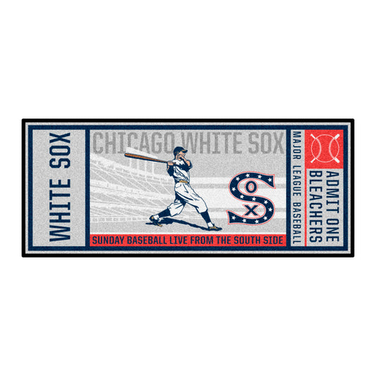 MLB - Chicago White Sox Retro Collection Ticket Runner Rug - 30in. x 72in. - (1917)