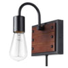 Globe Electric Williams 1-Light Matte Black Wall Sconce