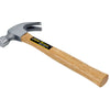 Steel Grip 16 oz Smooth Face Claw Hammer Wood Handle