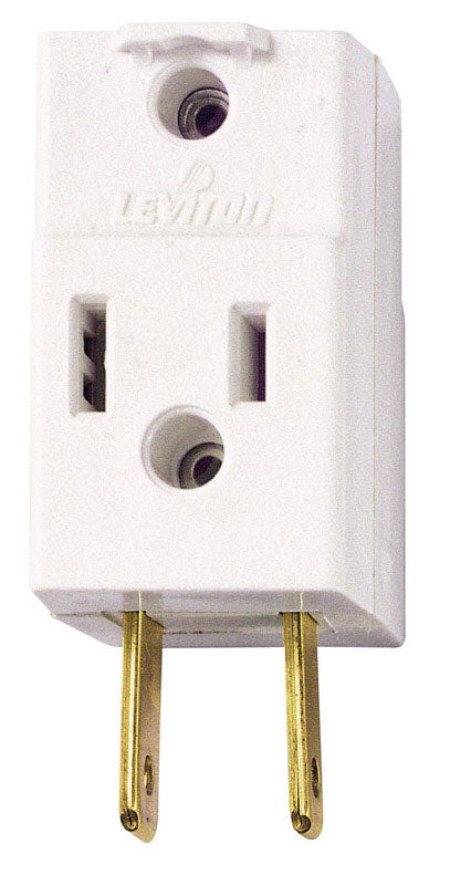 Leviton Polarized 3 outlets Outlet Adapter Surge Protection 1 pk
