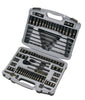 Stanley 1/4 and 3/8 in. drive Metric and SAE 6 and 8 Point Socket Set 99 pc