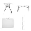 Cosco Casual 29.69 in. W X 72 in. L Rectangular Folding Buffet Table (Pack of 2)