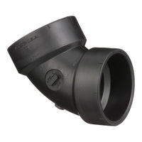 Charlotte Pipe 1-1/2 in. Hub X 1-1/2 in. D Hub ABS 60 Degree Elbow - Deal of The Week