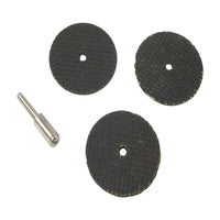Forney 1-1/2 in. Fiberglass Round Cut-Off Wheel Kit 4 pc