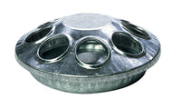 Little Giant Farm & Ag 9808 6" Round Metal Chick Feeder (Pack of 12)