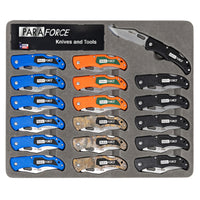 AccuSharp PARAFORCE Assorted 420 Steel 15 in. Folding Knife (Pack of 18)