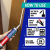 Loctite Power Grab Tub Surrounds Synthetic Latex Construction Adhesive 9 oz (Pack of 12)