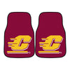 Central Michigan University Carpet Car Mat Set - 2 Pieces