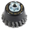 Forney 3 in. D X 5/8 in. Coarse Steel Cup Brush 15000 rpm 1 pc