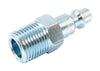 Forney Steel Air Plug 3/8 in. Male X 1/4 in. 1 pc