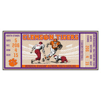 Clemson University Ticket Runner Rug - 30in. x 72in.