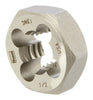 Irwin Hanson High Carbon Steel SAE Hexagon Die 1/2 in.-13NC 1 pc. (Pack of 5)