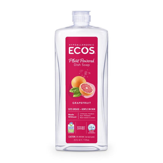 ECOS Earth Friendly Products Grapefruit Scent Liquid Dish Soap 25 oz. 1 pk (Pack of 6)