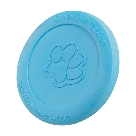 West Paw Zogoflex Blue Zisc Disc Synthetic Rubber Frisbee Medium