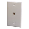 Monster Cable Just Hook It Up Ivory 1 gang Plastic Telephone Wall Plate 1 pk (Pack of 6)