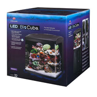 Coralife BioCube LED Aquarium 32 gal 21 in. H X 21 in. W X 20 in. L Black with Timer & Filtration