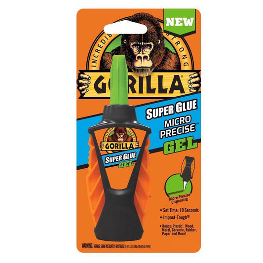 Gorilla Micro Precise High Strength Gel Super Glue 5.5 gm (Pack of 6)