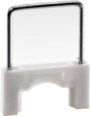 Gardner Bender Metal/Plastic White Flat Crown Cable Staples 3/8 L x 3/8 W in.