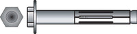Hillman 3/4 in. D X 4-1/4 in. L Steel Hex Head Sleeve Anchors 5 pk