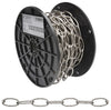 Campbell 10 Brushed Nickel Nickel Decorative Chain 0.13 in. D 1.21 in.