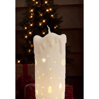 Sienna LED Cream Candle Table Decor 7.5 in. (Pack of 12)