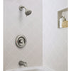 Moen Adler 1-Handle Brushed Nickel Tub and Shower Faucet