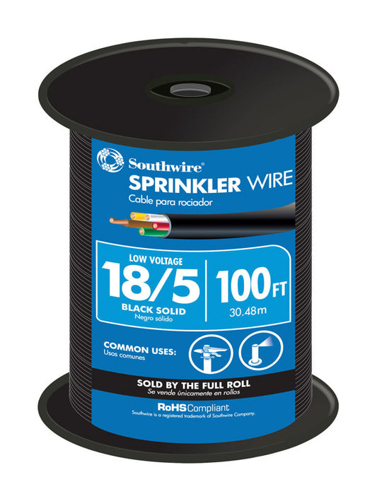 Southwire 100 ft. 18/5 Solid Copper Wire