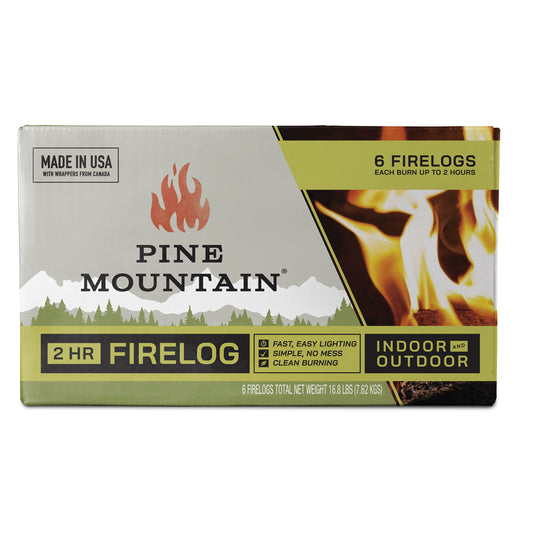 Pine Mountain Fire Log 2 hr 6 pk