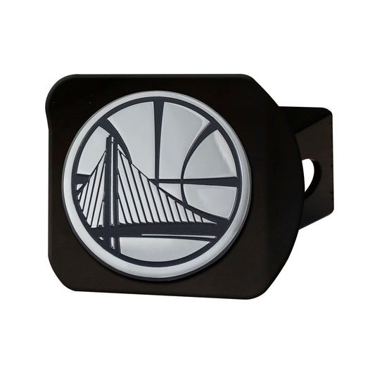 NBA - Golden State Warriors Black Metal Hitch Cover