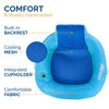 Swimways Blue Fabric/Mesh Inflatable Mattress Floating Pool Mat