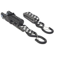 Keeper 1.25 in. W X 8 ft. L Black/Gray Tie Down w/Ratchet 800 lb 4 pk