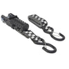 Keeper 1.25 in. W X 8 ft. L Black/Gray Tie Down w/Ratchet 800 lb 4 pk