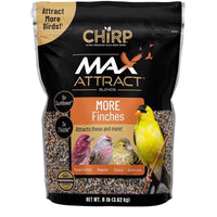 Chirp Max Attract Wild Finch Wild Bird Food 8 lb (Pack of 4)
