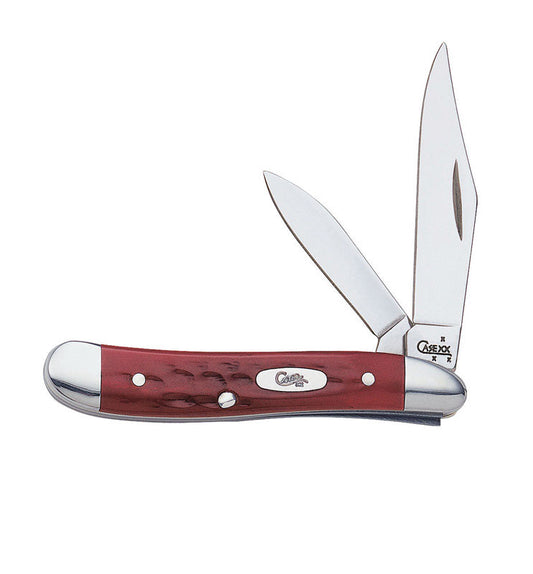 Case Peanut Red Stainless Steel 2.88 in. Pocket Knife