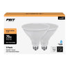 Feit PAR38 E26 (Medium) LED Bulb Bright White 75 Watt Equivalence 2 pk