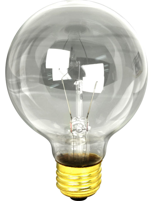 Feit Electric 25G25/Rp 25 Watt Clear Bath & Vanity Globe Light Bulb
