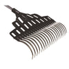 True Temper 54 in. L x 20 in. W Steel Lawn Rake Wood