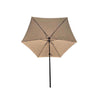 Living Accents 9 ft. Tiltable Taupe Market Umbrella