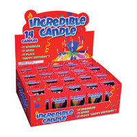 Just for Laughs Incredible Candle Celebration Birthday Candle Plastic 1 pk (Pack of 20)