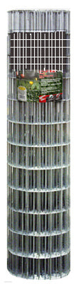 Galvanized Welded Wire Fence, 2 x 1-In. Mesh, 16-Ga., 3 x 25-Ft.
