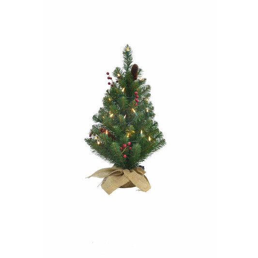 Celebrations 2 ft. Full Incandescent 35 ct Table Tree (Pack of 4)
