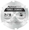 Freud Avanti Pro 6-Teeth Carbide Tip Fiber Cement Blades 7-1/4 Dia. in. for Cement Board