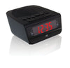 GPX 5.12 in. Black AM/FM Clock Radio Digital Plug-In