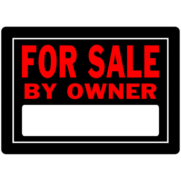 Letrero de venta Hillman en inglés, color negro, 10 pulgadas de alto x 14 pulgadas de ancho (paquete de 6)