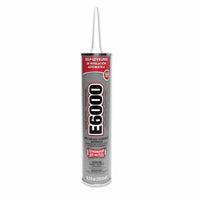 E6000 Polyurethane Industrial Adhesive 10.2 oz (Pack of 12).